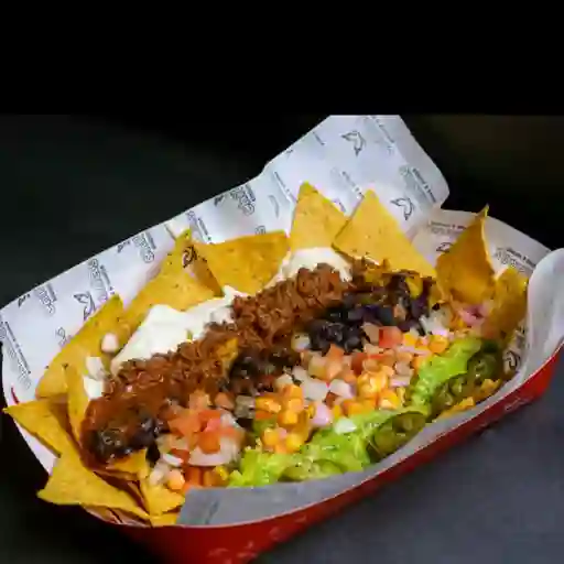 Nachos large vegetariano