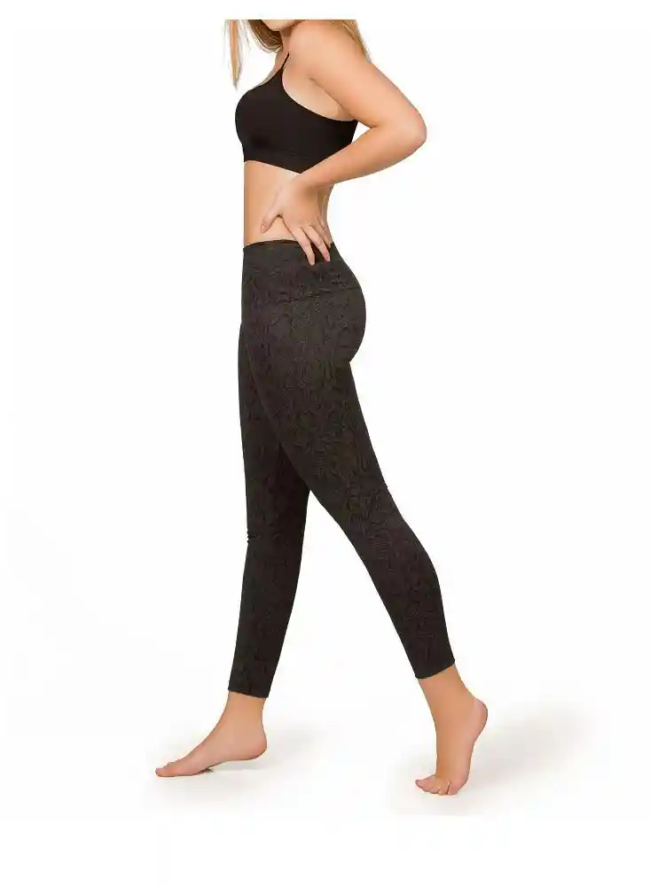 Leggings Control Abdomen S-negro