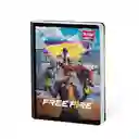 Cuaderno Freefire Master Mas Rayado 100 Hojas Cosido Scribe