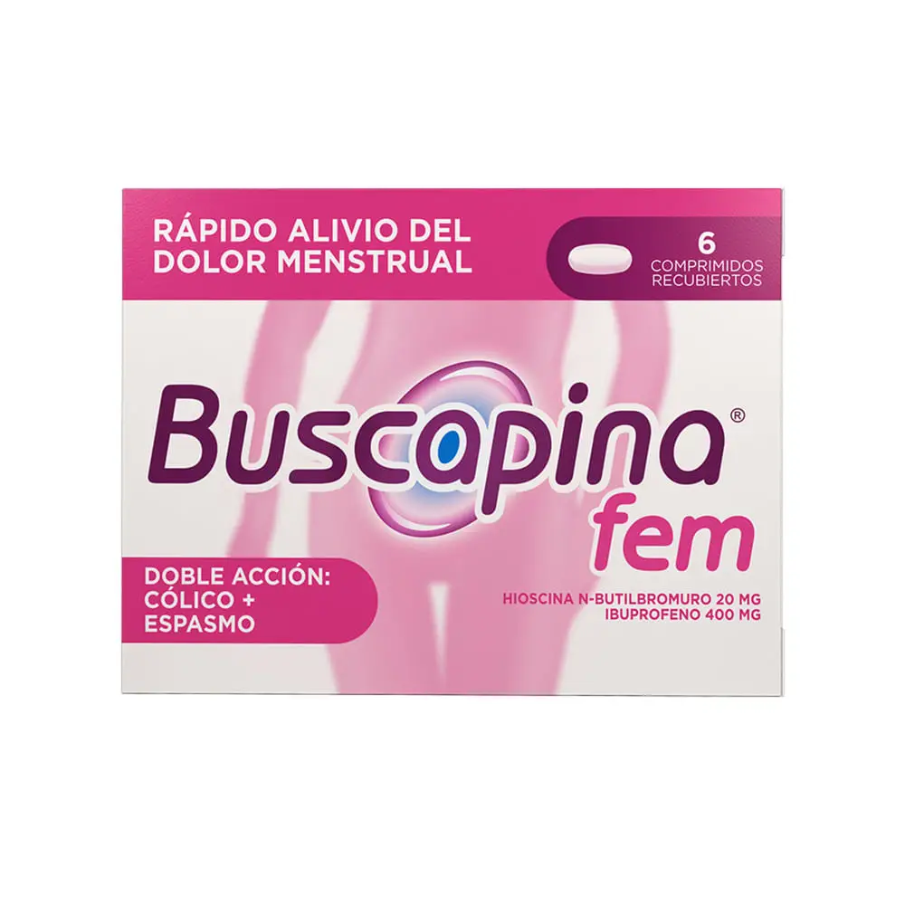 Buscapina Fem Hioscina (20mg) Ibuprofeno (400 mg)