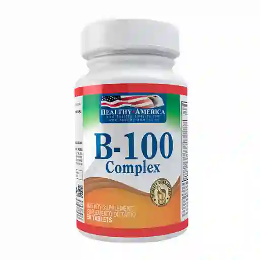  HEALTHY AMERICA Suplemento Dietario B100 Complex 