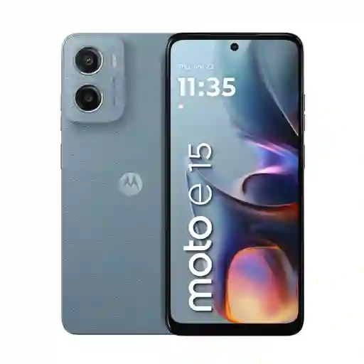 Celular Motorola E15 6.67" 4gb Ram 64gb Azul Cantera