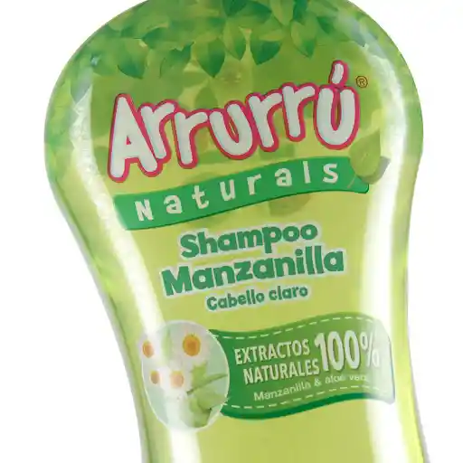 Arrurrú Shampoo con Manzanilla para Cabello Claro Naturals