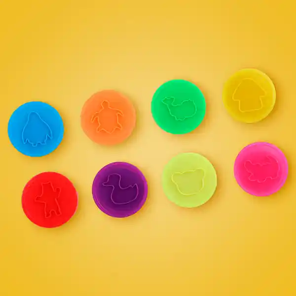 Set Plastilina Colores y Sus Tazas Serie Miniso