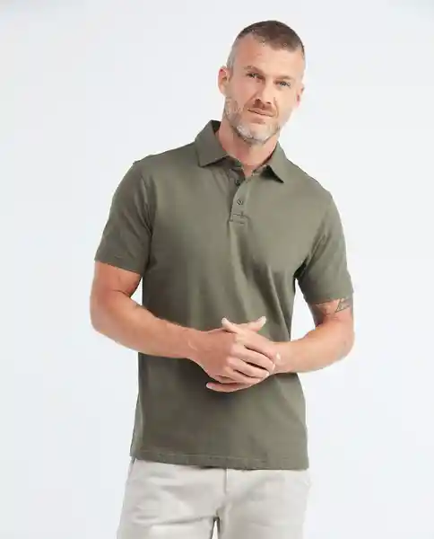 Camiseta Polo Verde Galeras Ultraoscuro Talla L Chevignon