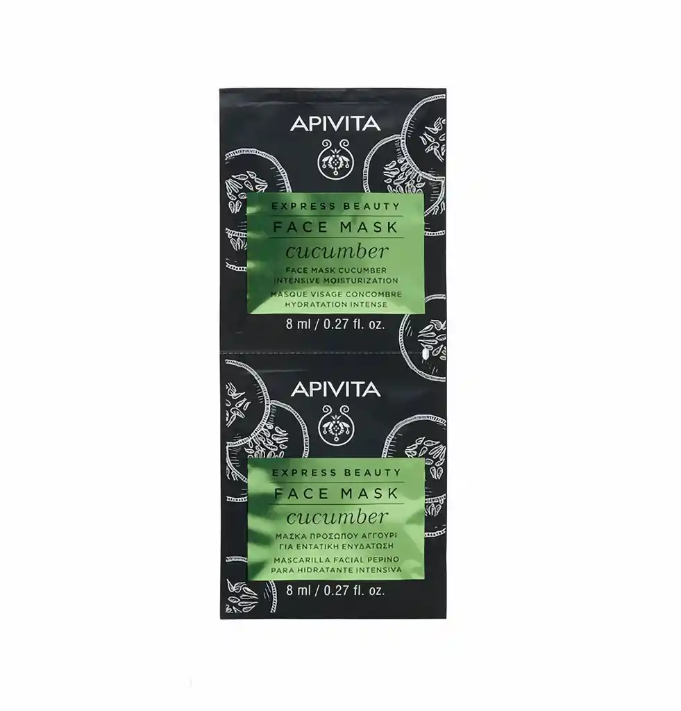 Apivita Mascarilla Facial de Pepino Hidratación Intensiva