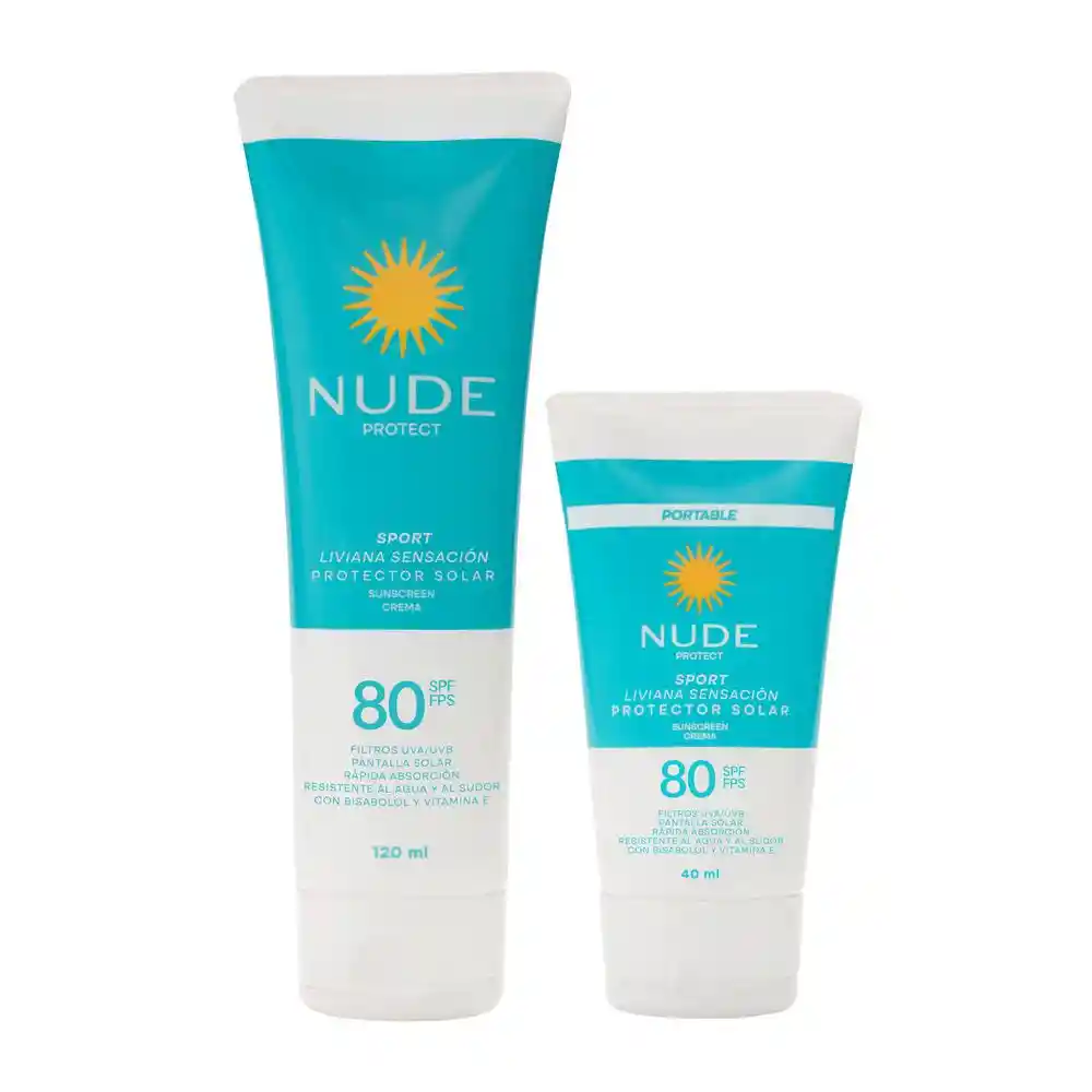 Protector Solar Nude Nude Oferta Prot. Solar (160 Ml)