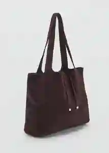 Bolso M Curry Chocolate Talla 99 Mujer Mango