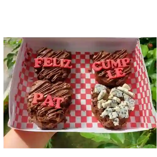 Caja de Brownies Feliz Cumple