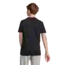 Adidas Camiseta Manga Corta Tee 160 de Niño Negro Talla L