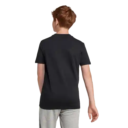 Adidas Camiseta Manga Corta Tee 160 de Niño Negro Talla L