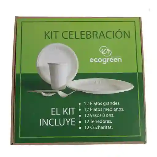 Vajilla Kit Celebracion Ecogreen Sin Referencia