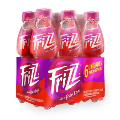 Frizz Bebida Gasificada Sabor a Frutos Rojos