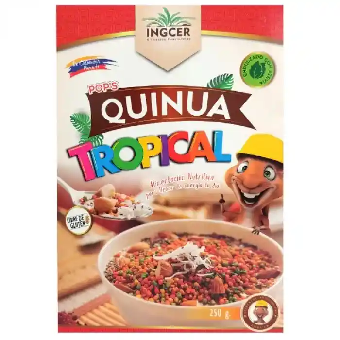 Ingcer Pops Quinua Tropical Stevia