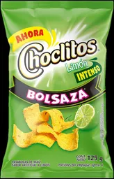 Pasabocas Choclitos Limón Intenso Bolsaza (125 Gr)