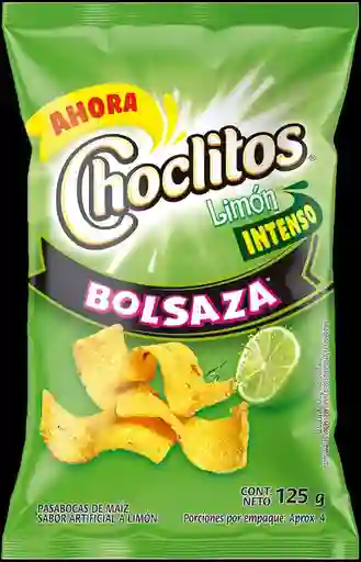 Pasabocas Choclitos Limón Intenso Bolsaza (125 Gr)
