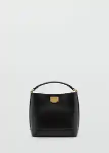 Bolso P Mike Negro Talla 99 Mujer Mango