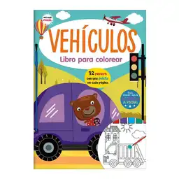 Libro Para Colorear Acuarela Vehículo - Mammoth