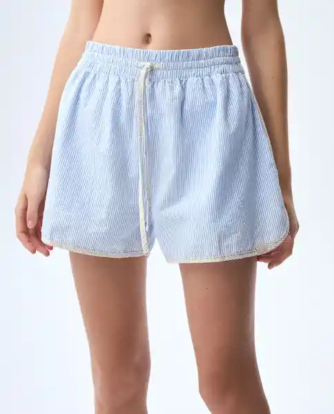 Short Mujer Azul Talla 10 651G002_AZU194039 Americanino