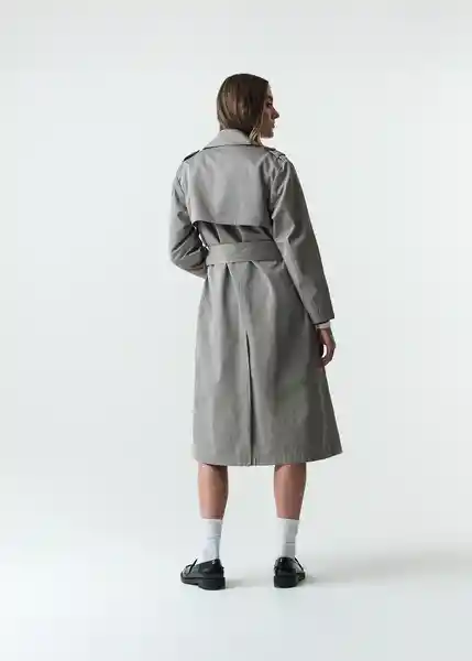 Chaqueta Mujer Gris Elefante Medio Talla L 523G036 Naf Naf