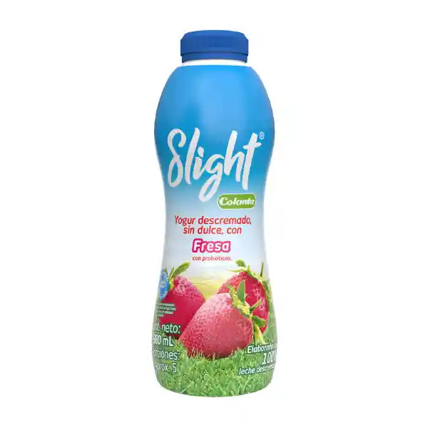 Yogur Slight Garrafa Fresa x 980 mL