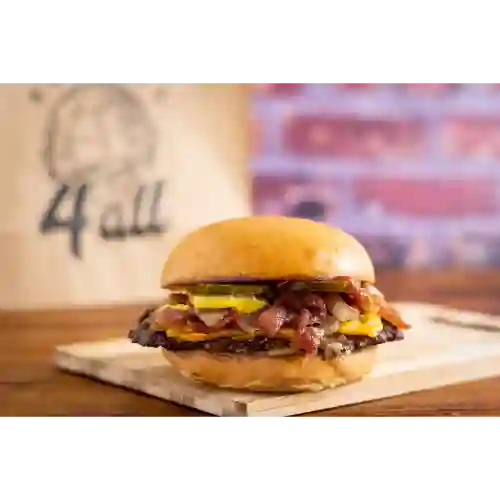 Combo Smash Bacon Cheese Burger