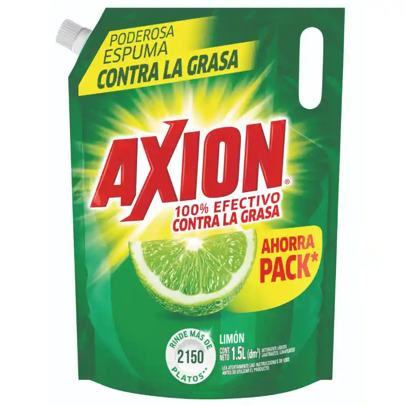 Axion Lavaplatos Liquido Limón 1.5 L