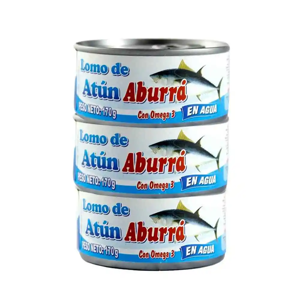 Aburra Atunen Agua 3 Unds X170 G Precio Especial