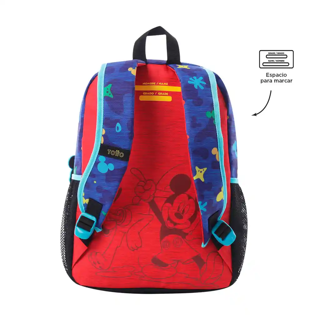 Morral Para Niño Mickey Mediano Azul