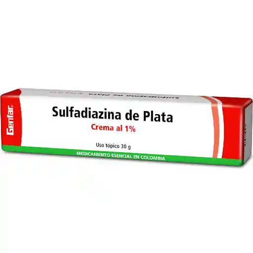 Genfar Sulfadiazina de Plata Crema (1 %)