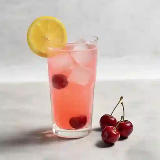 Limonada de cereza con helado