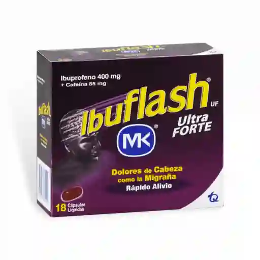 Ibuflash Analgésico Ultra Forte (400 mg/65 mg)