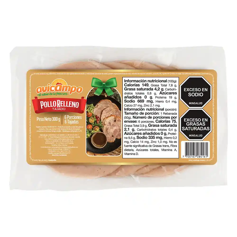 Pollo Tajado Avicampo