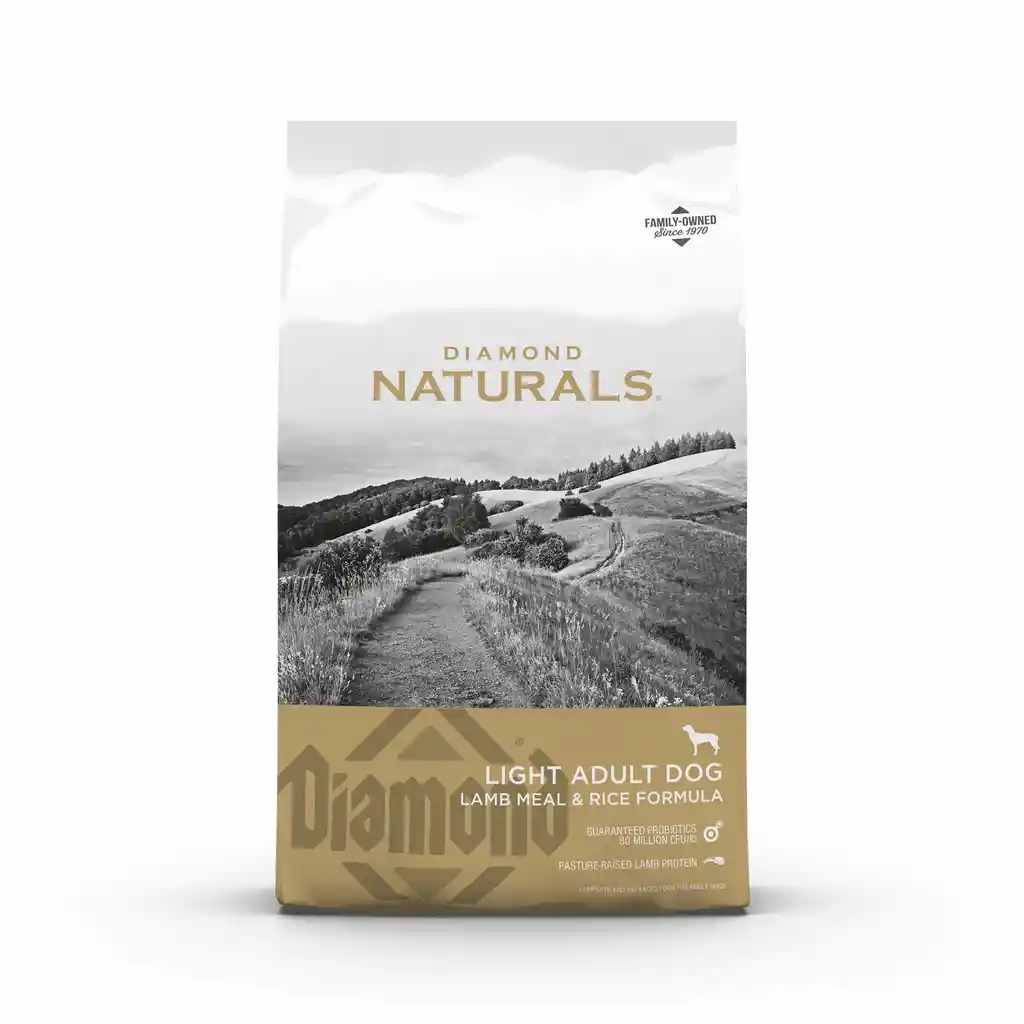 Diamond Naturals Alimento para Perro Light Cordero y Arroz 