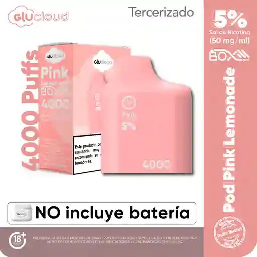 Glucloud Pod Pink Lemonade / 4000 Puff