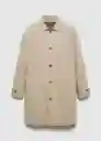 Chaqueta Parka Chayton Piedra Talla L Hombre Mango