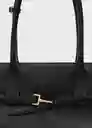 Bolso G Quim Negro Talla 99 Mujer Mango