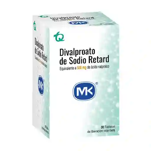 Divalproato de Sodio Retard Acido Valproico 500 Mg