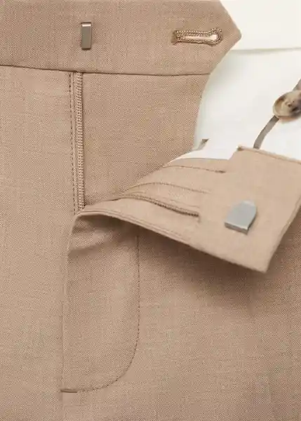 Pantalón Paris Beige Talla 42 Hombre Mango