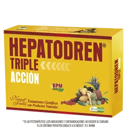 Hepatodren Fitoterapéutico de Triple Acción