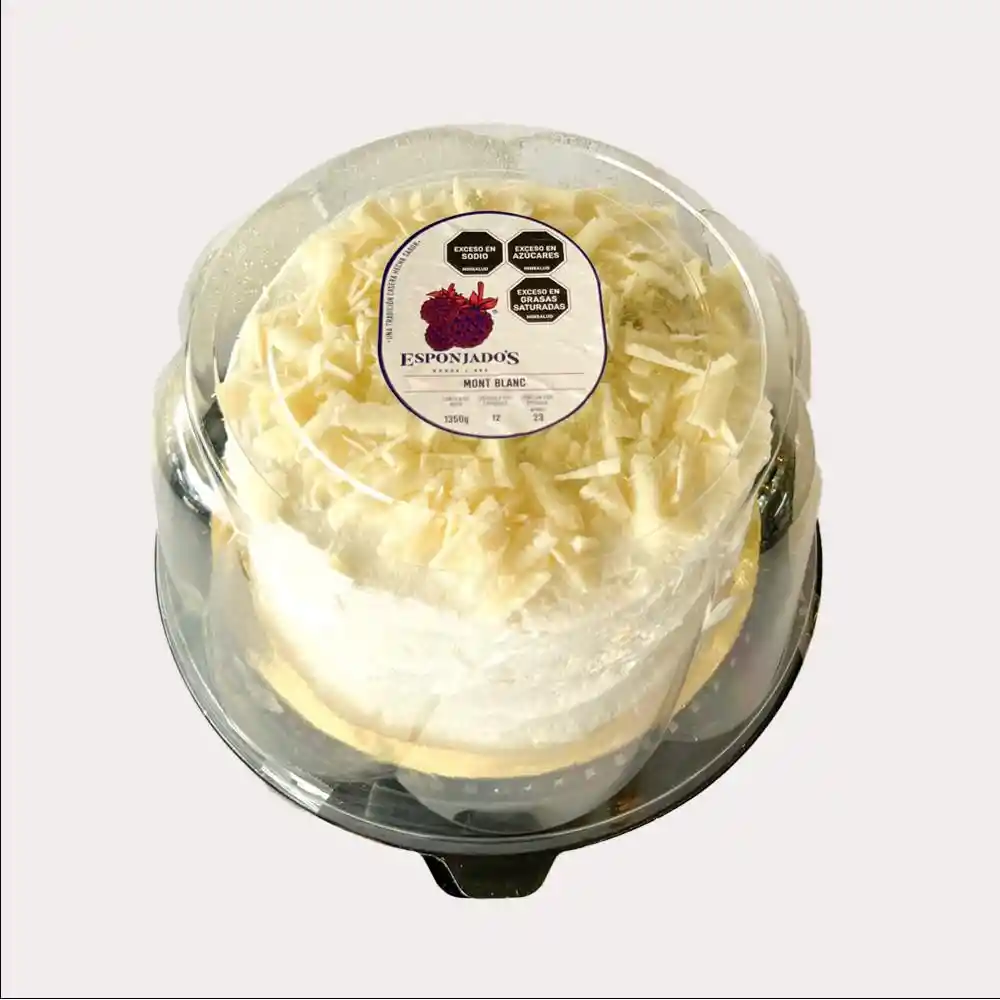 Torta Mont Blanc Esponjados