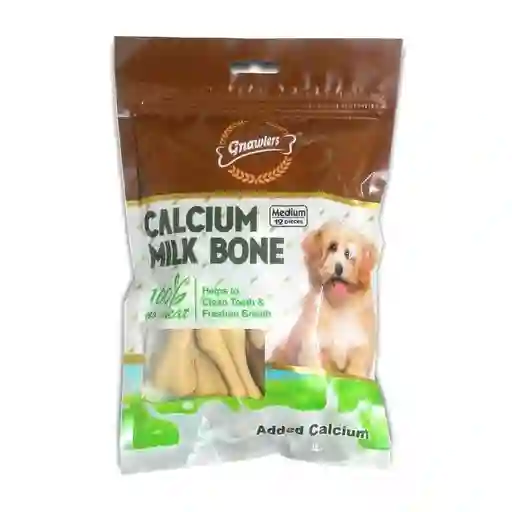 Gnawlers Snack Hueso para Perro Calcium Milk Bone