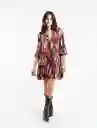  Vestido Lolu Mujer Rosa Rubor Oscuro Talla S Naf-Naf 