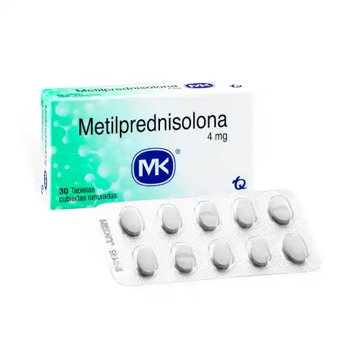  Mk Metil Prednisolona  (4 Mg) 
