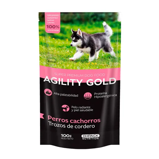 Agility Gold Alimento Humedo Para Perro Cachorro Cordero 100 g
