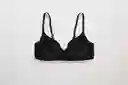 American Eagle Brasier Metallic Negro Real Talla 36 C