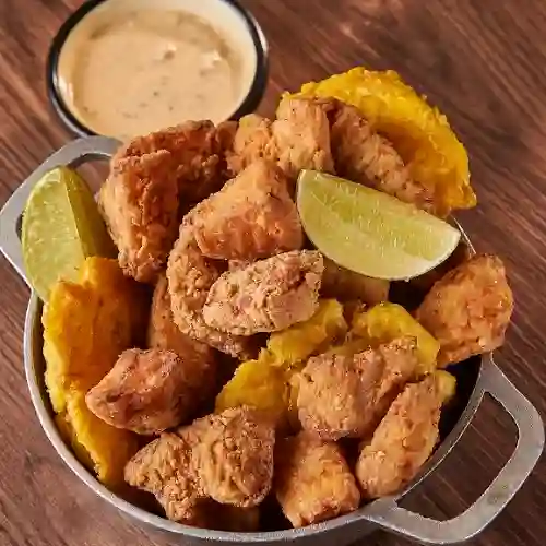 Fries de fish and chips