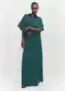 Falda Toffu-A Verde Talla XL Mujer Mango