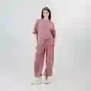 Pantalón Baggy Encauchado Con Cortes Rojo 8 Fuera de Serie