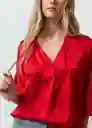 Camisa Mujer Rojo Gobelino Oscuro M 011G363 Naf Naf